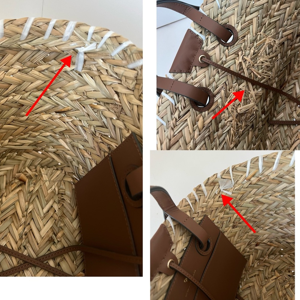 Anya Hindmarch small paper eyes basket bag - Picture 13 of 13